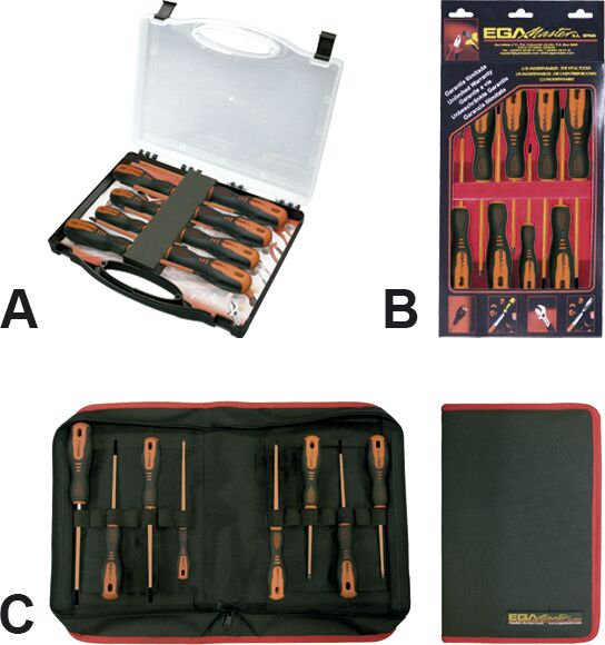EGAMaster 1000V Set 6  Screw Drivers