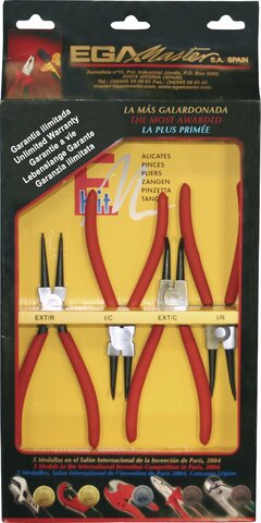 EGAMaster Set of 4 Circlip pliers