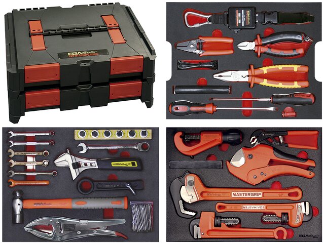 EGAmaster sample suitcase with tools (23pcs)
